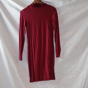 Long sleeve mini winter dress